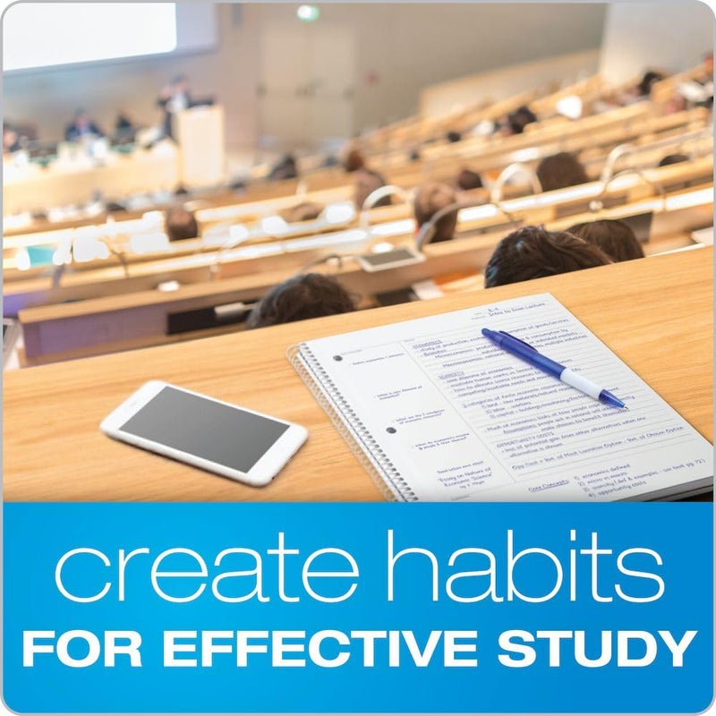 TOPS Oxford FocusNotes Note Taking System 1-Subject Notebook, 11 x 9 Inches, White, 100 Sheets (90223) - Black - Image 4